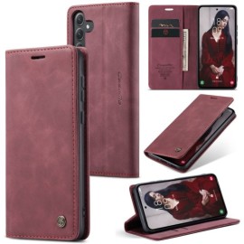 CaseMe 013 Book Case - Samsung Galaxy A35 Hoesje - Bordeaux