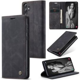 CaseMe 013 Book Case - Samsung Galaxy A35 Hoesje - Zwart