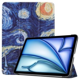 Tri-Fold Book Case met Wake/Sleep - iPad Air 11 (2024/2025) Hoesje - Sterrennacht