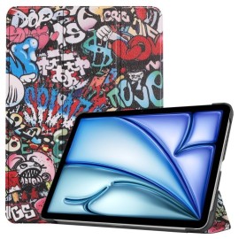 Tri-Fold Book Case met Wake/Sleep - iPad Air 11 (2024/2025) Hoesje - Graffiti