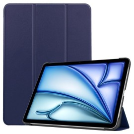 Tri-Fold Book Case met Wake/Sleep - iPad Air 13 (2024/2025) Hoesje - Blauw