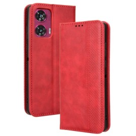 Coverup Vintage Style Book Case - Motorola Edge 50 Fusion Hoesje - Rood