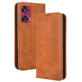 Coverup Vintage Style Book Case - Motorola Edge 50 Fusion Hoesje - Bruin