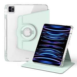 360° Rotating Folio Book Case met Wake/Sleep - iPad Air 11 (2024/2025) / Air (2020/2022) Hoesje - Groen