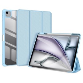 Dux Ducis Toby Tri-Fold Book Case met Wake/Sleep - iPad Air 13 (2024/2025) Hoesje - Blauw