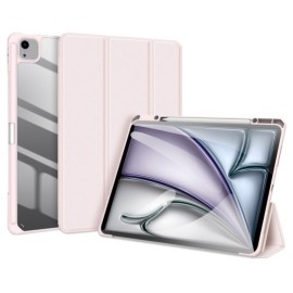 Dux Ducis Toby Tri-Fold Book Case met Wake/Sleep - iPad Air 13 (2024/2025) Hoesje - Roze