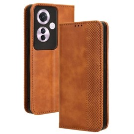 Coverup Vintage Style Book Case - OPPO Reno11 F 5G Hoesje - Bruin