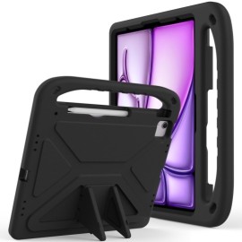 ShockProof Kids Case - iPad Air 13 (2024/2025) / Pro 13 (2024) Hoesje - Zwart