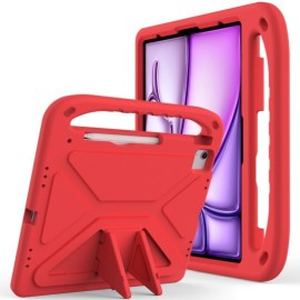 ShockProof Kids Case - iPad Air 13 (2024/2025) / Pro 13 (2024) Hoesje - Rood