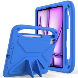 ShockProof Kids Case - iPad Air 13 (2024/2025) / Pro 13 (2024) Hoesje - Blauw