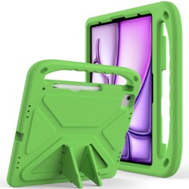 ShockProof Kids Case - iPad Air 13 (2024/2025) / Pro 13 (2024) Hoesje - Groen