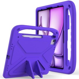 ShockProof Kids Case - iPad Air 13 (2024/2025) / Pro 13 (2024) Hoesje - Paars