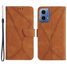 Coverup Book Case - Motorola Moto G85 Hoesje - Bruin