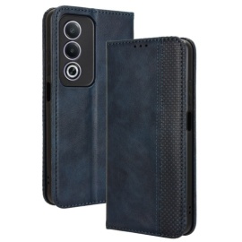 Coverup Vintage Style Book Case - OPPO A80 Hoesje - Blauw