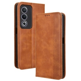 Coverup Vintage Style Book Case - OPPO A80 Hoesje - Bruin