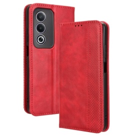 Coverup Vintage Style Book Case - OPPO A80 Hoesje - Rood