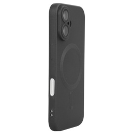 ENKAY Colour TPU Back Cover met Camera Lens Protector - MagSafe Compatible - iPhone 16 Hoesje - Zwart