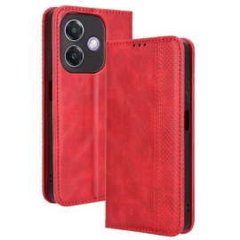 Coverup Vintage Style Book Case - OPPO A40 / A40m / A60 5G Hoesje - Rood