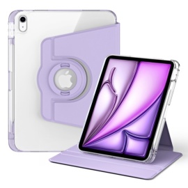 360° Rotating Folio Book Case met Wake/Sleep - iPad Air 13 (2024/2025) Hoesje - Lavendel