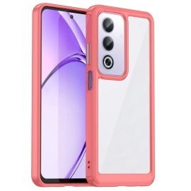 Coverup Transparant ShockProof TPU Back Cover - OPPO A80 Hoesje - Rood