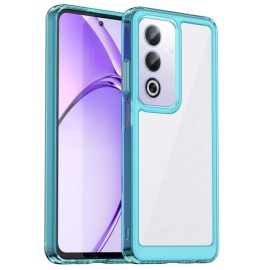 Coverup Transparant ShockProof TPU Back Cover - OPPO A80 Hoesje - Blauw