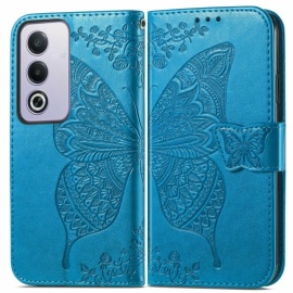 Coverup Vlinder Book Case - OPPO A80 Hoesje - Blauw