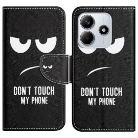 Coverup Book Case - Xiaomi Redmi Note 14 5G Hoesje - Don't Touch