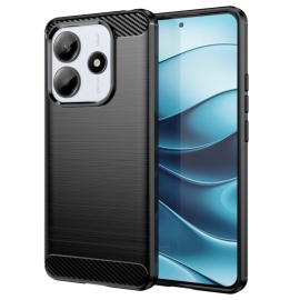 Coverup Armor Brushed TPU Back Cover - Xiaomi Redmi Note 14 5G Hoesje - Zwart