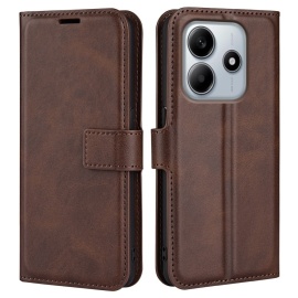 Coverup Deluxe Book Case - Xiaomi Redmi Note 14 5G Hoesje - Donkerbruin