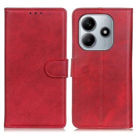 Coverup Luxe Book Case - Xiaomi Redmi Note 14 4G Hoesje - Rood