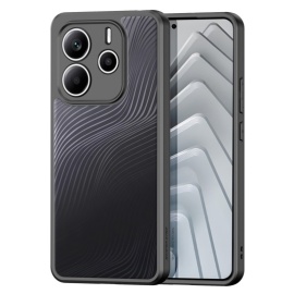 Dux Ducis Aimo Series - Transparant TPU Back Cover - Xiaomi Redmi Note 14 5G Hoesje - Zwart