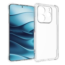 Coverup TPU Back Cover met AirBag Corners - Xiaomi Redmi Note 14 5G Hoesje - Transparant