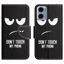 Coverup Book Case - Motorola Moto G05 / E15 Hoesje - Don't Touch