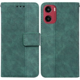 Coverup Geometric Book Case - Motorola Moto G05 / E15 Hoesje - Groen