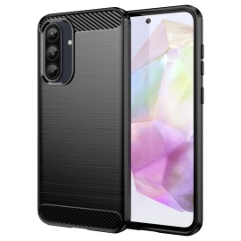 Coverup Armor Brushed TPU Back Cover - Samsung Galaxy A36 / A56 Hoesje - Zwart