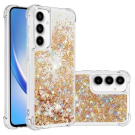 Coverup Liquid Glitter Back Cover - Samsung Galaxy A36 Hoesje - Goud