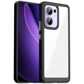 Coverup Transparant ShockProof TPU Back Cover - OPPO Reno13 F / FS 5G Hoesje - Zwart