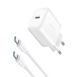 JOYROOM TCF24 USB-C Oplader met USB-C Kabel - PD 30W - Wit