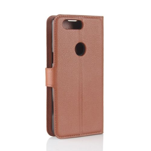 spuiten Ruilhandel Eigenlijk Book Case - OnePlus 5T Hoesje - Bruin | GSM-Hoesjes.be