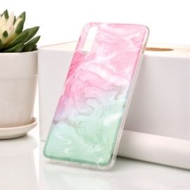 Marmer TPU Back Cover - Huawei P20 Hoesje