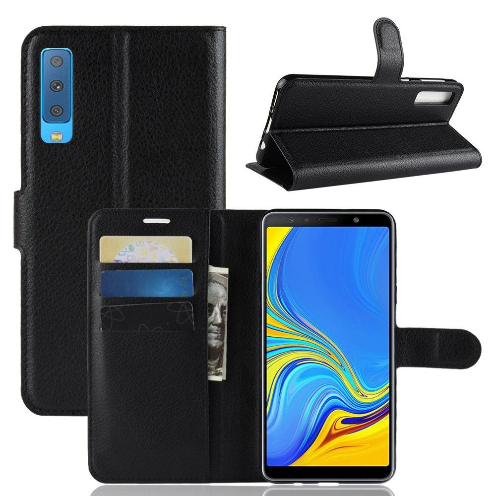 Interactie Buskruit navigatie Book Case - Samsung Galaxy A7 (2018) Hoesje - Zwart | GSM-Hoesjes.be