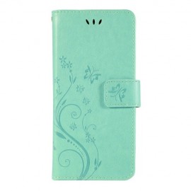 Bloemen & Vlinders Book Case - Samsung Galaxy S10 Hoesje - Groen