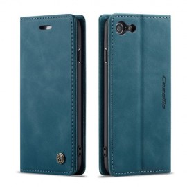 CaseMe 013 Book Case - iPhone SE (2022/2020), iPhone 8 / 7 Hoesje - Blauw