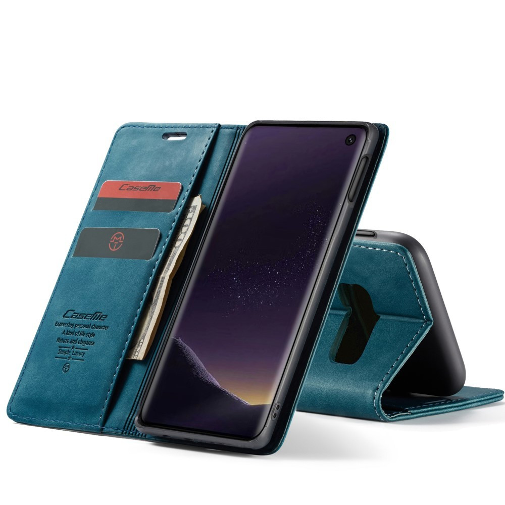 Faial Lunch liefde CaseMe Book Case - Samsung Galaxy S10e Hoesje - Blauw | GSM-Hoesjes.be