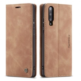 CaseMe 013 Book Case - Samsung Galaxy A70 Hoesje - Bruin