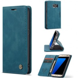 CaseMe 013 Book Case - Samsung Galaxy S7 Hoesje - Blauw