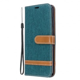 Denim Book Case - Nokia 6.2 / 7.2 Hoesje - Groen