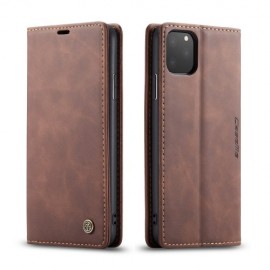 CaseMe 013 Book Case - iPhone 11 Pro Hoesje - Donkerbruin