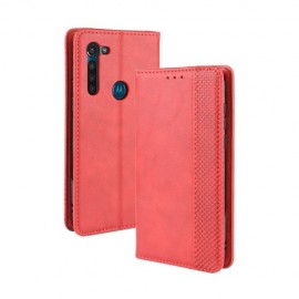 Coverup Vintage Style Book Case - Motorola Moto G8 Power Hoesje - Rood